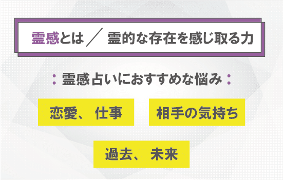 霊感とは霊的な存在を感じ取る力解説画像