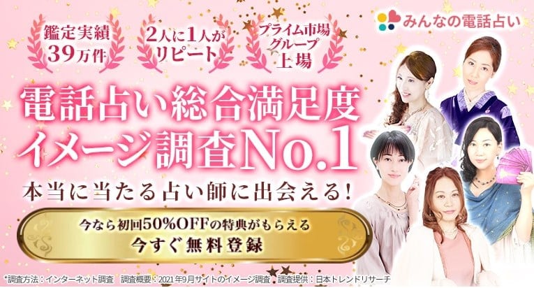 みんなの電話占いの初回特典
