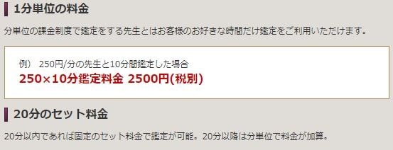 ティユールの料金体制