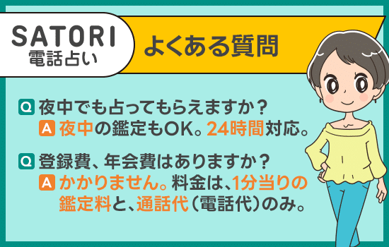 SATORI電話占いのよくある質問