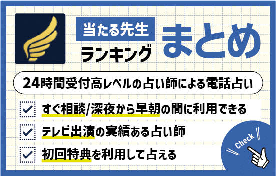 電話占いニーケの当たる先生ランキングまとめ