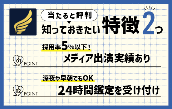 電話占いニーケの知っておきたい2つの特徴説明画像