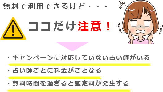 初回無料電話占いを利用する際の注意点
